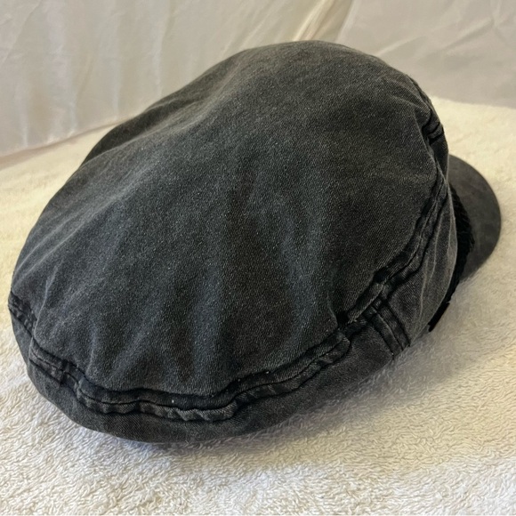 David and Young Gray Denim Cap with Black Trim - Picture 6 of 15